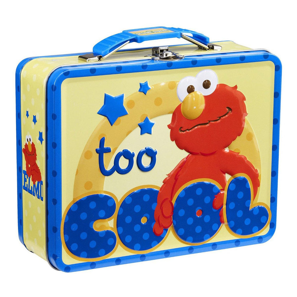 Sesame Street Elmo Metal Tin Lunch Box Too Cool - Radar Toys