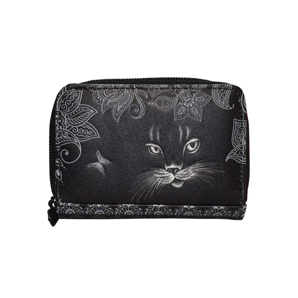 Shagwear Shadow Cat Small Black Change Purse Wallet - Radar Toys
