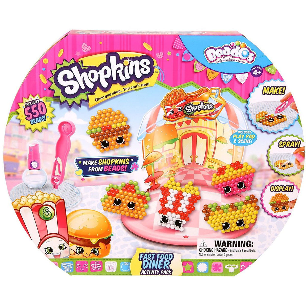 Shopkins Beados Fast Food Diner Activity Pack