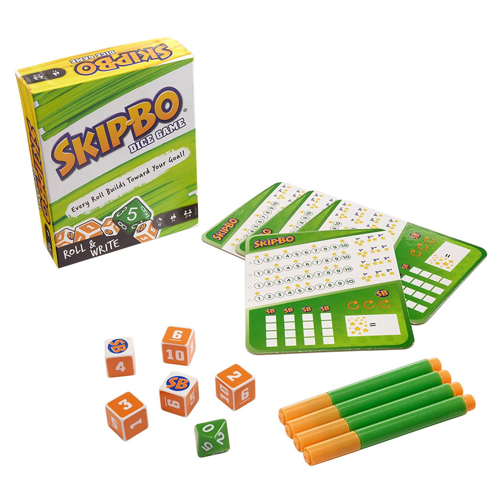 Skip Bo Roll And Write The Dice Game