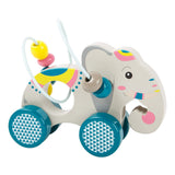 Small Foot Push Along Animal With Beads Jungle Set - Radar Toys