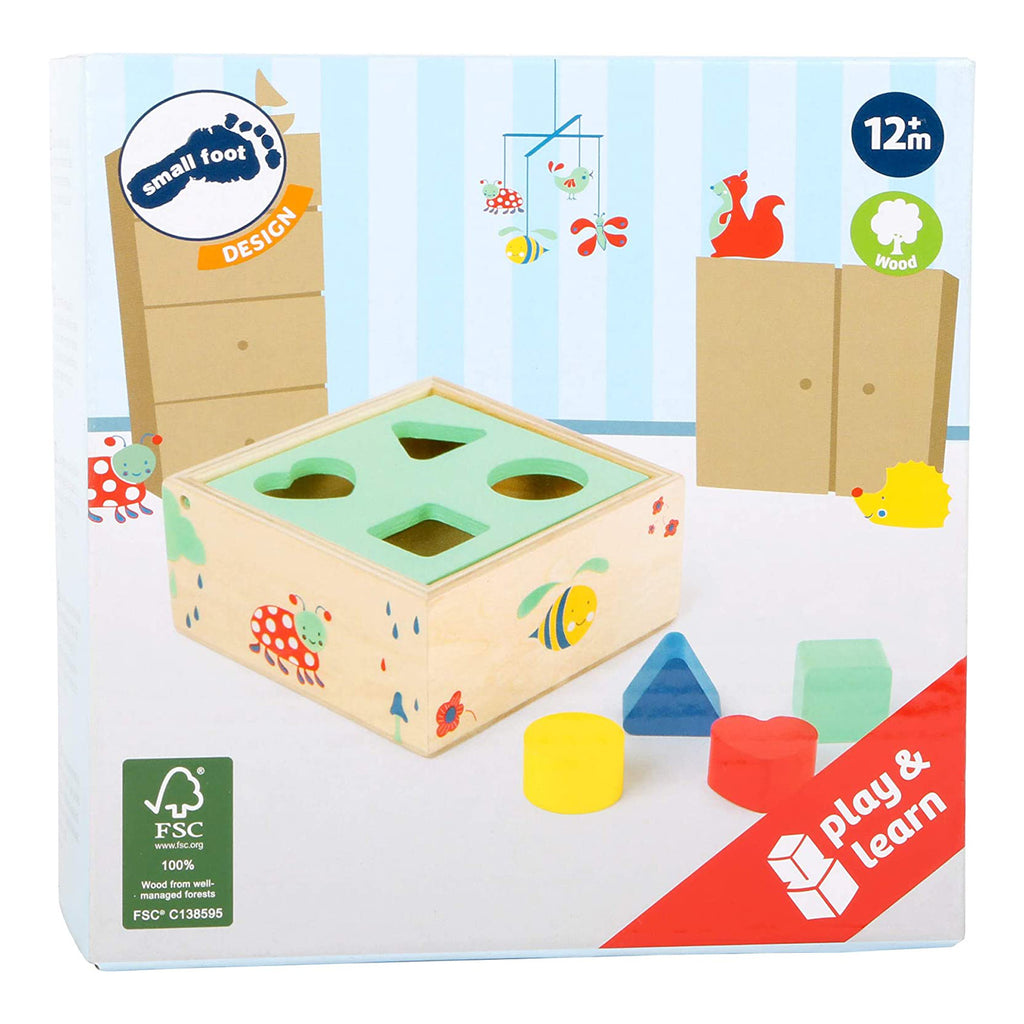Small Foot Shape Fitting Cube Set - Radar Toys