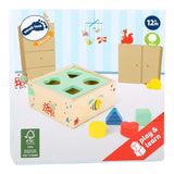 Small Foot Shape Fitting Cube Set - Radar Toys