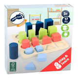 Small Foot Wooden Geometry Shape Fitting Puzzle - Radar Toys