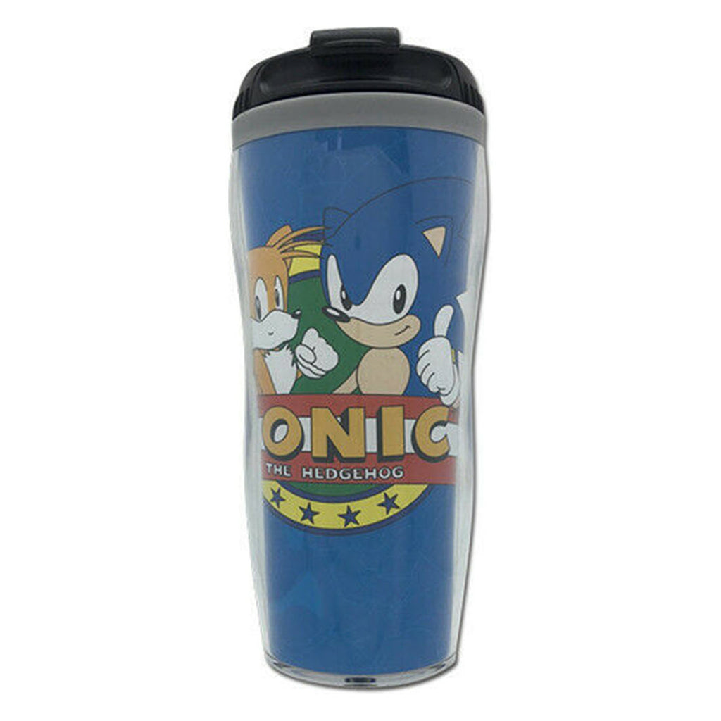 Sonic Classic Sonic And Tails Tumbler Mug - Radar Toys
