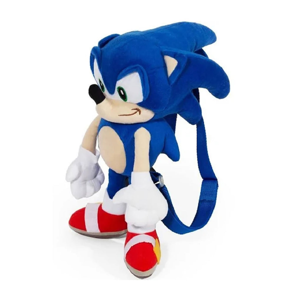 Sonic The Hedgehog Blue Plush 17 Inch Figure Backpack