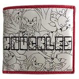 Sonic The Hedgehog Knuckles Bifold Wallet - Radar Toys