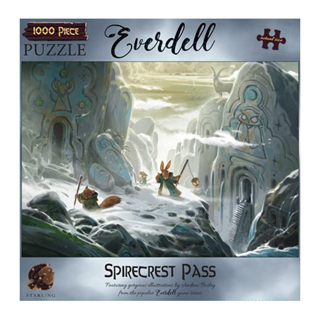 Starling Games Everdell Spirecrest Pass 1000 Piece Puzzle - Radar Toys