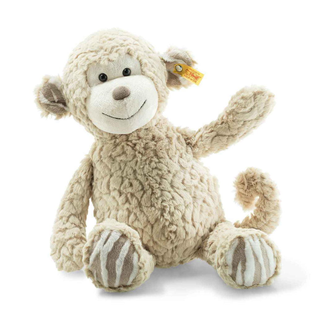 Steiff Bingo Monkey Beige 11 Inch Plush Figure