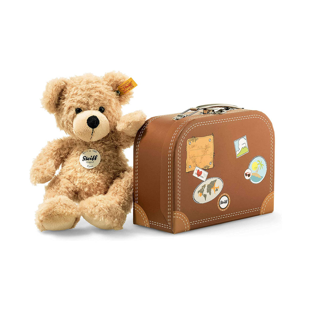 Steiff Fynn Teddy Bear In Suitcase Figure