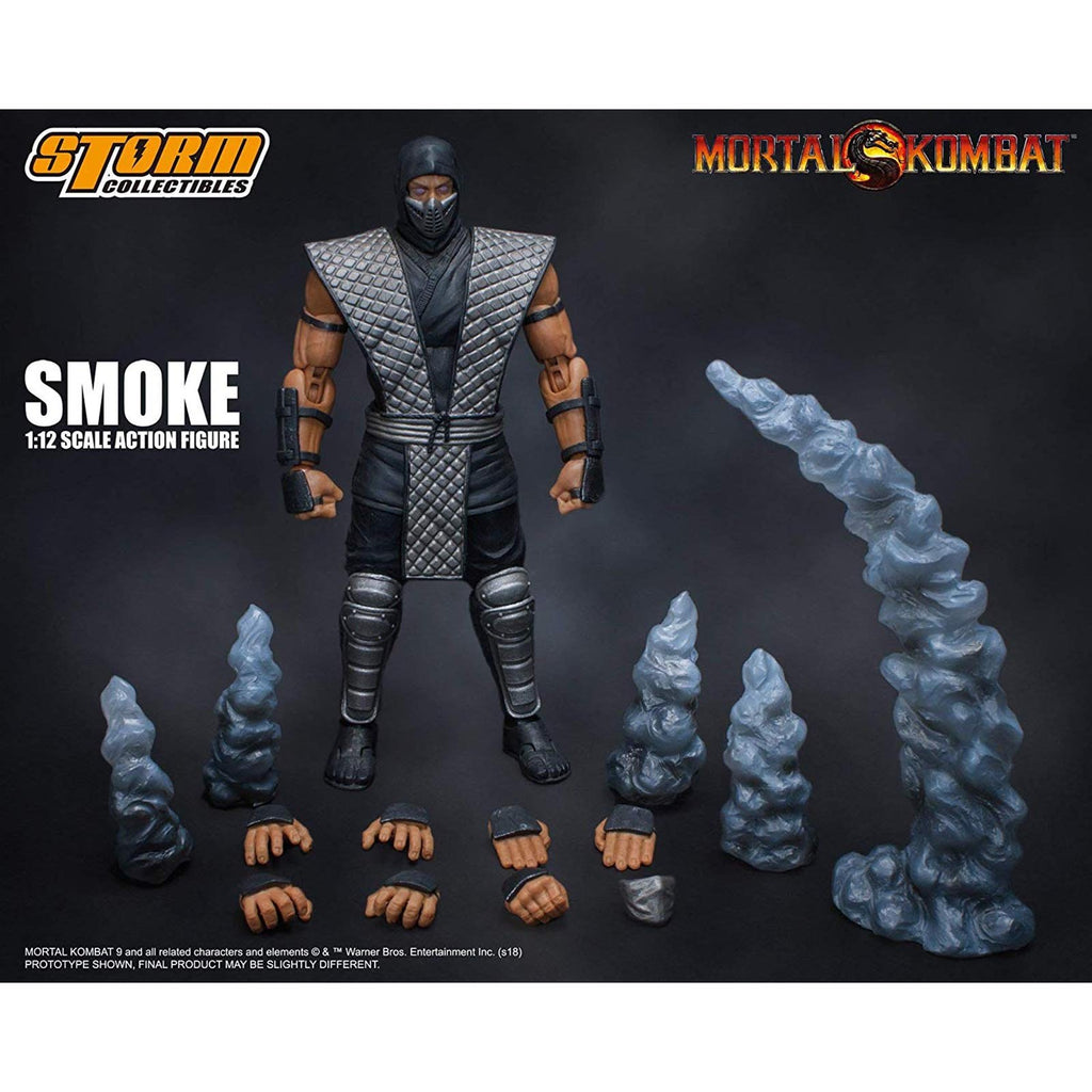 Storm Collectibles Mortal Kombat Smoke 6.75 Inch Action Figure - Radar Toys