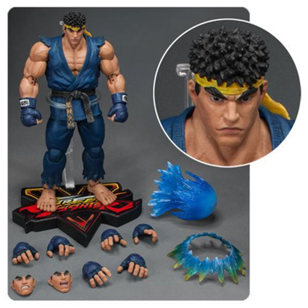 Storm Collectibles Street Fighter V Blue Ryu 7 Inch Action Figure - Radar Toys