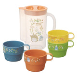 Studio Ghibli My Neighbor Totoro Flower Stackable Cup And Pitcher Set - Radar Toys
