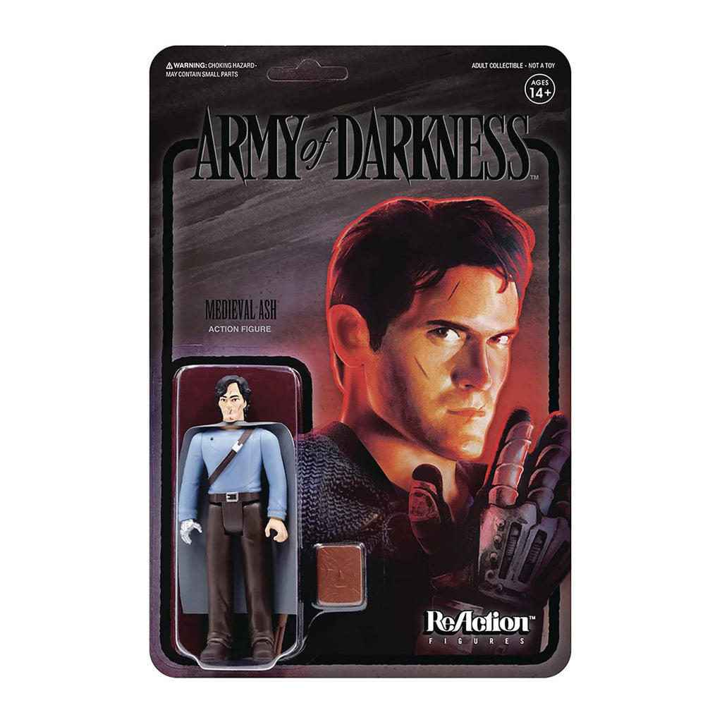 Super7 Army Of Darkness Medieval Ash Cape Reaction Figure