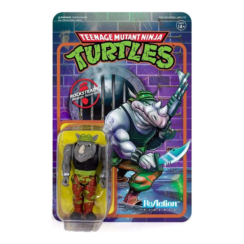 Super7 Teenage Mutant Ninja Turtles Rocksteady Reaction