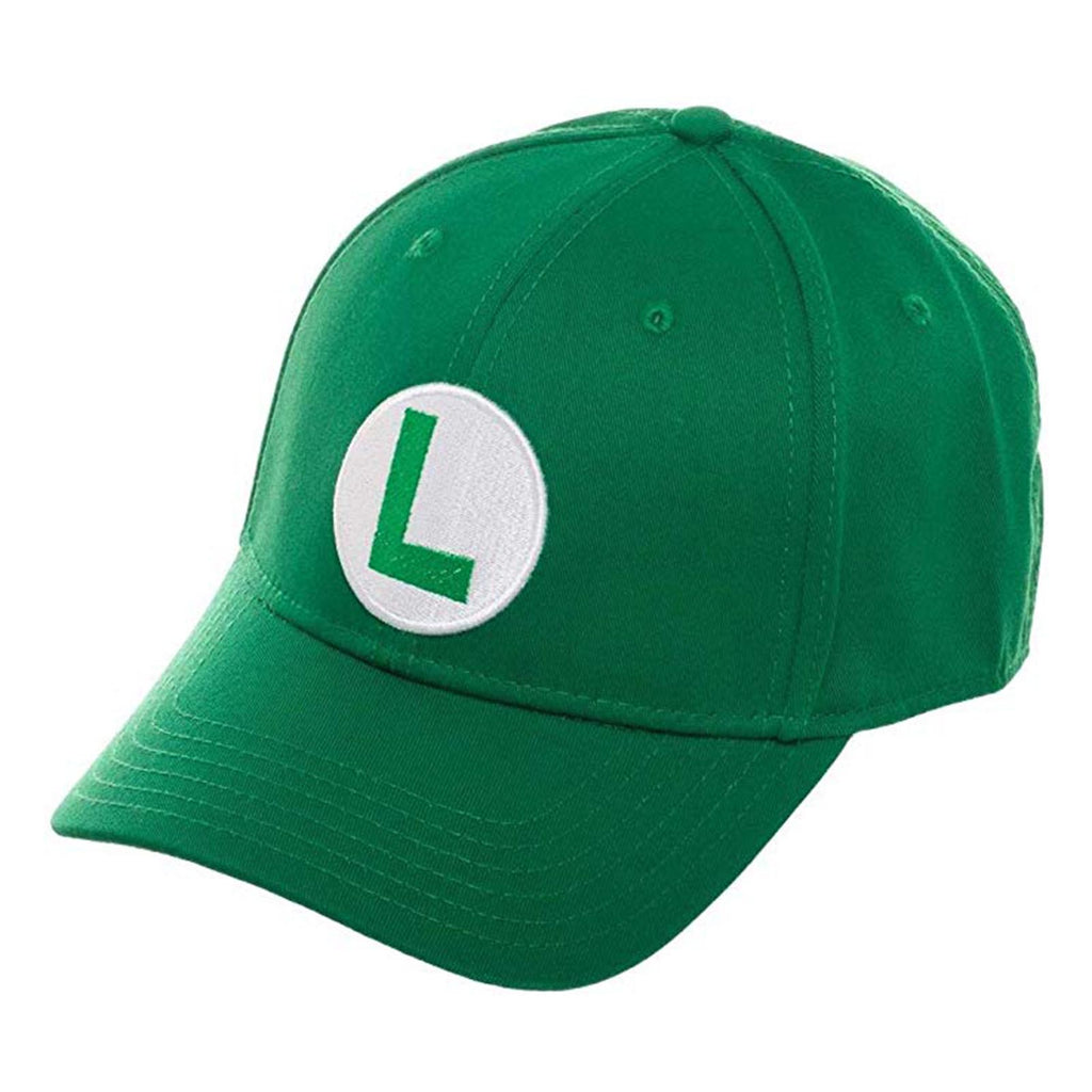 Super Mario Luigi Logo Green Flex Hat