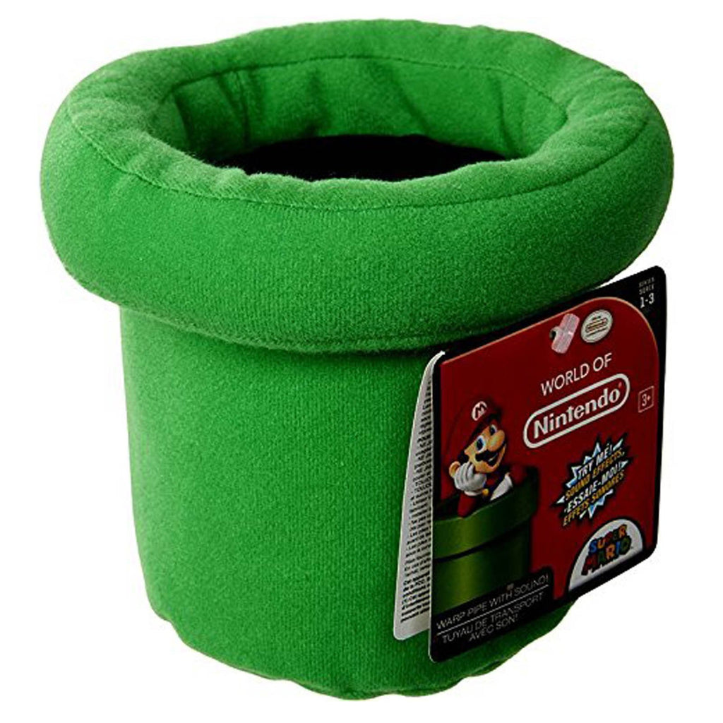 Super Mario World Of Nintendo Warp Pipe With Sound Plush - Radar Toys