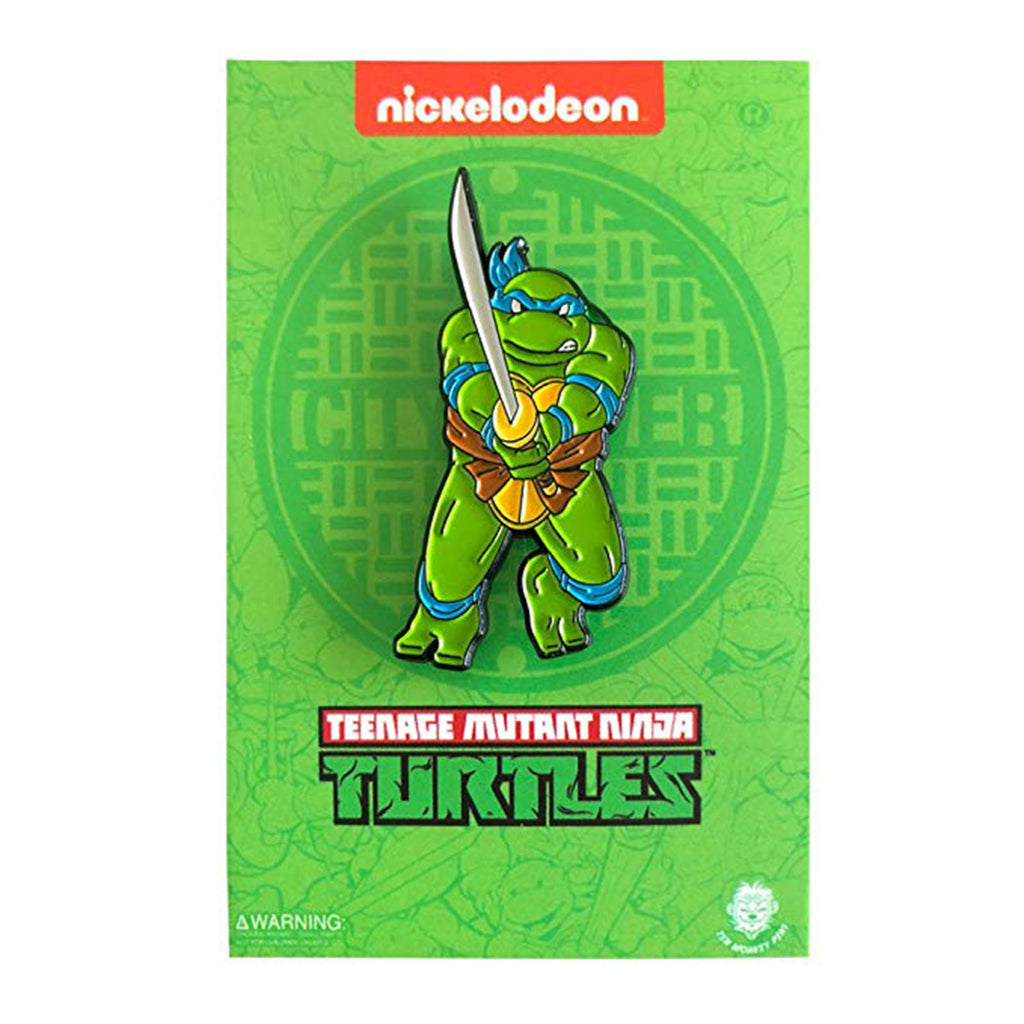 Teenage Mutant Ninja Turtles Leaping Leonardo Enamel Pin - Radar Toys