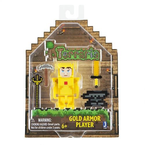 Terraria Basic Gold Armor Player With Accessories Action Figure