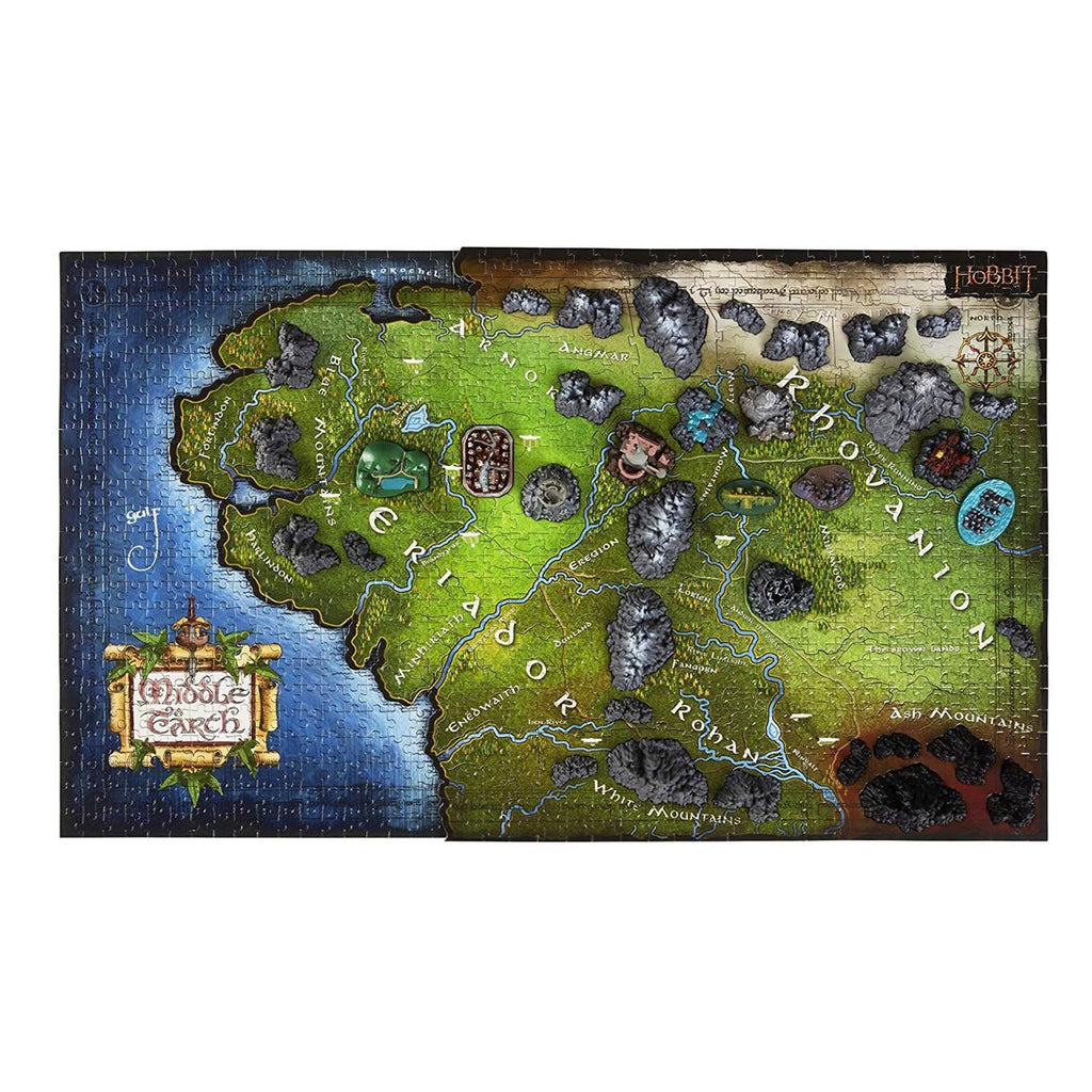 The Hobbit Middle Earth 4D 1390 Piece Puzzle - Radar Toys