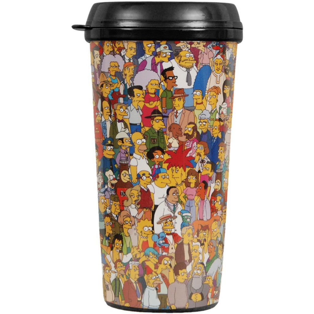The Simpsons Springfield 16 oz. Travel Mug