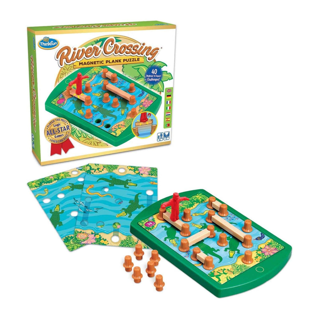 Thinkfun River Crossing Magnetic Plank Puzzle
