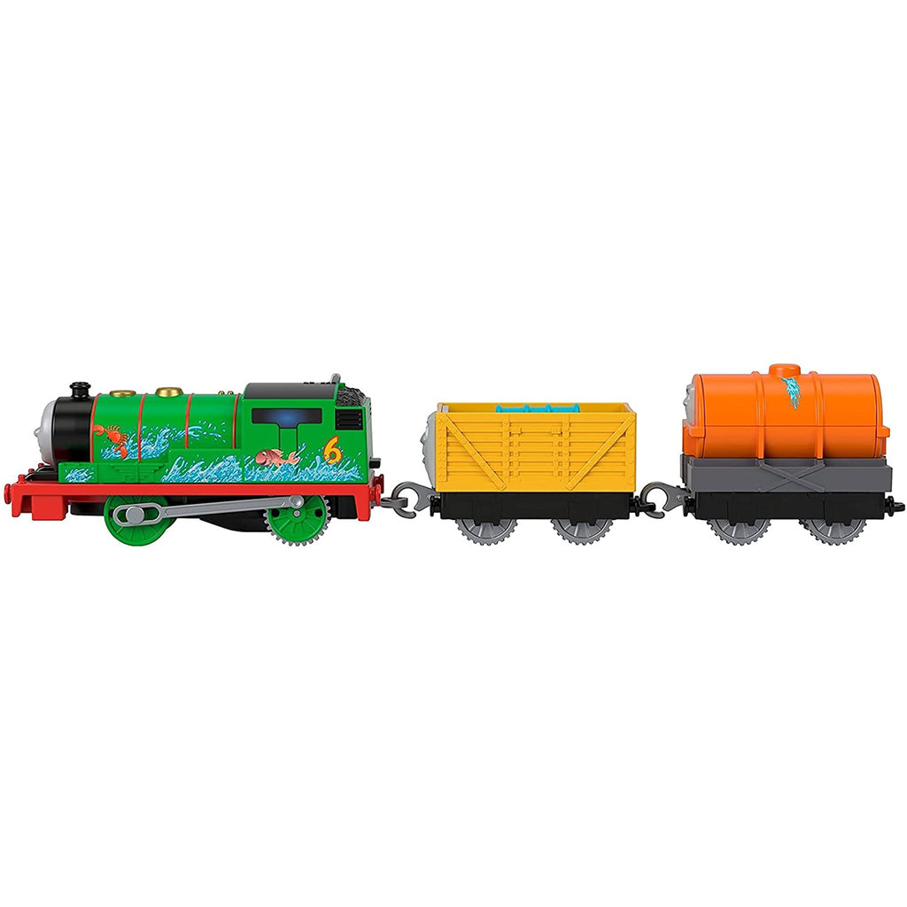 Thomas And Friends Greatest Moments Motorized Percy And The Tanker Train Set
