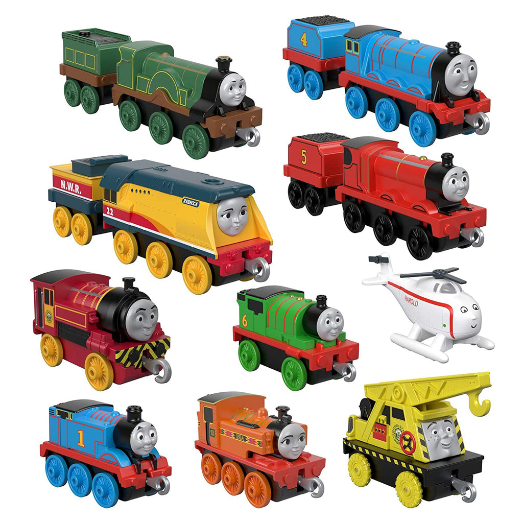 Thomas And Friends Push Along Sodor Steamies 10 Train Set