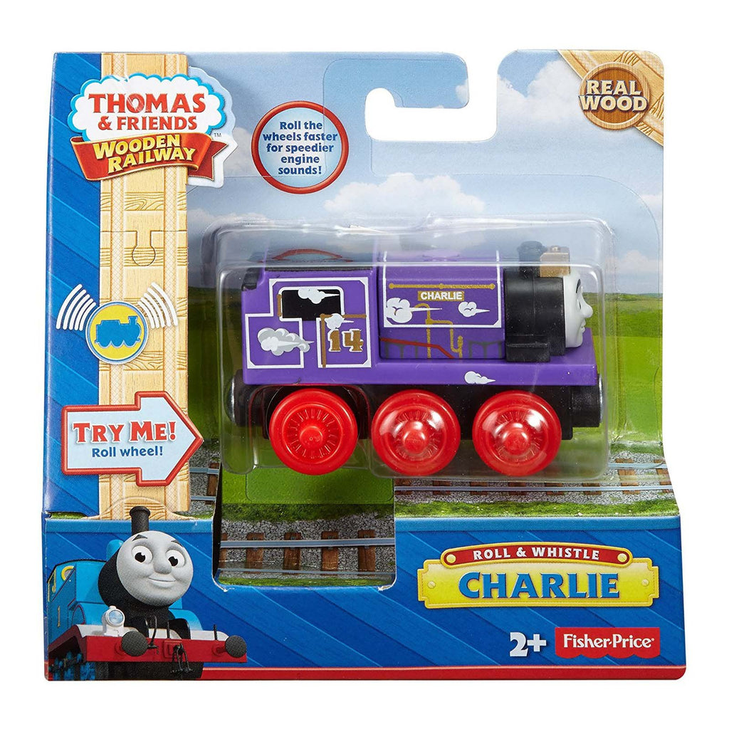 Thomas And Friends Wooden Railway Roll And Whistle Charlie