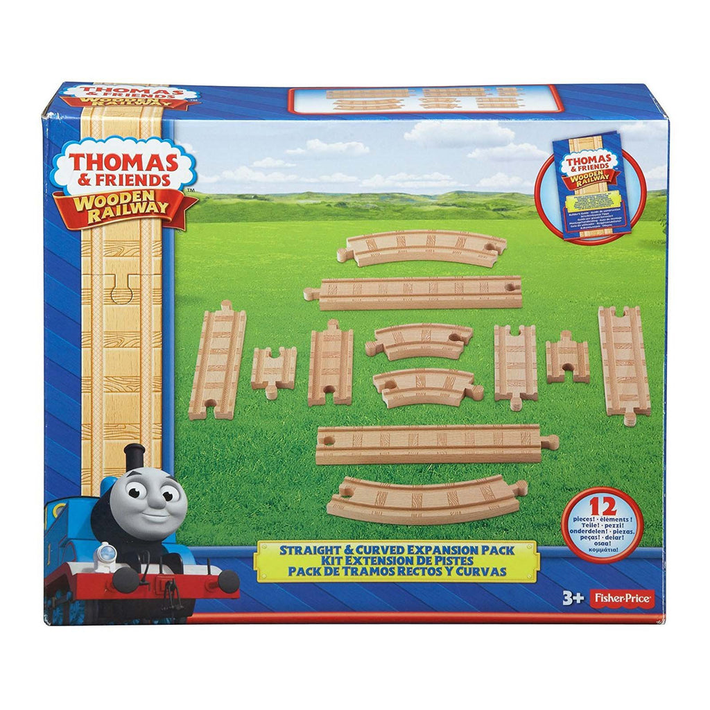 Thomas And Friends Wooden Railway Straight And Curved Expansion Pack