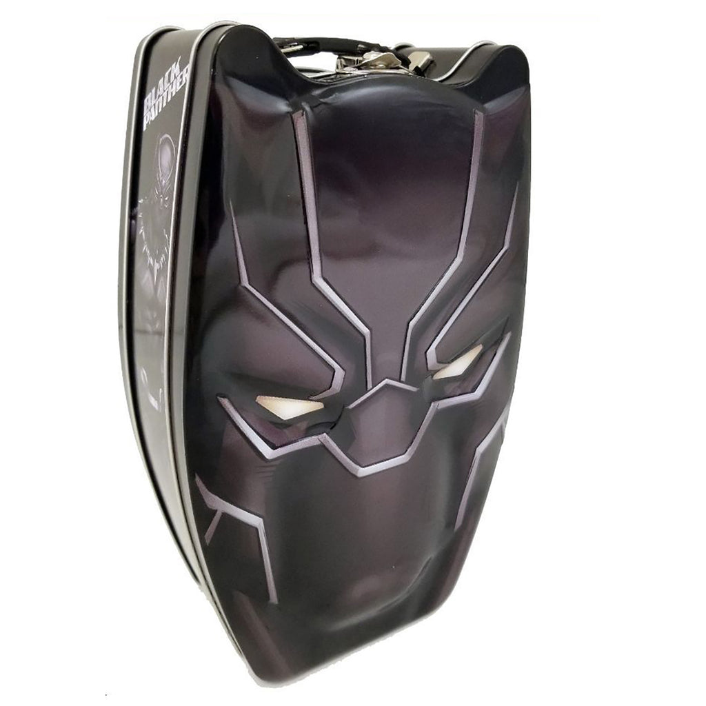 Tin Box Company Black Panther Head Shape Carry All Tin - Radar Toys