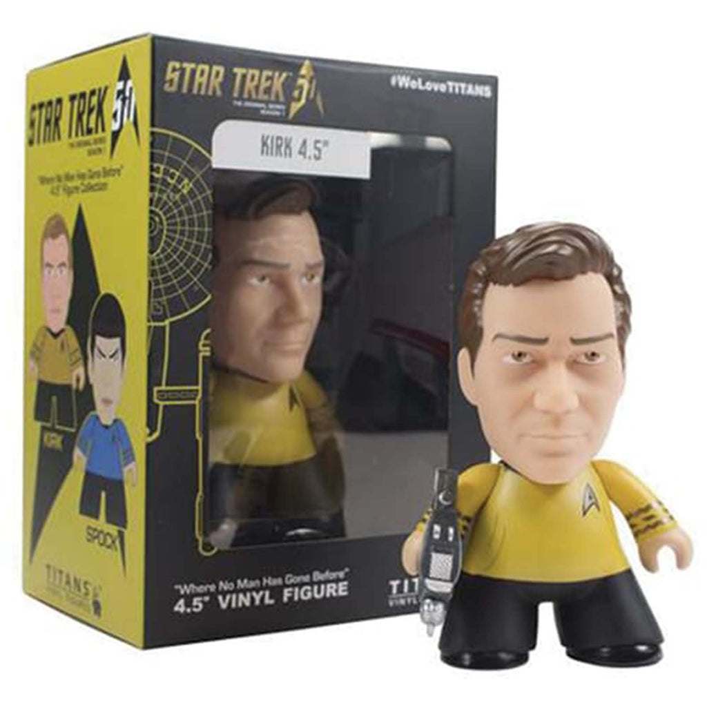 Titan Star Trek Exclusive Captain Kirk 4.5 Inch Vinyl Figure - Radar Toys
