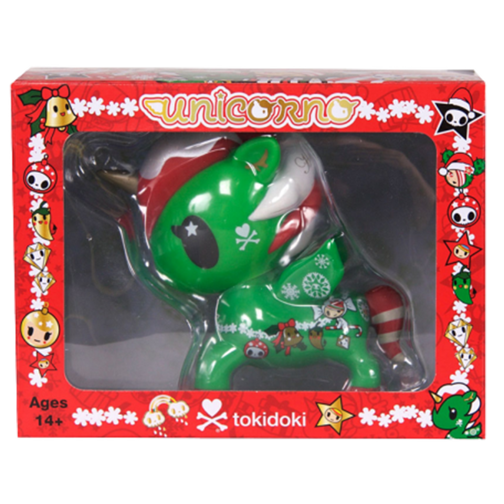 Tokidoki Unicorno 2016 Green Holiday Edition Vinyl Figure