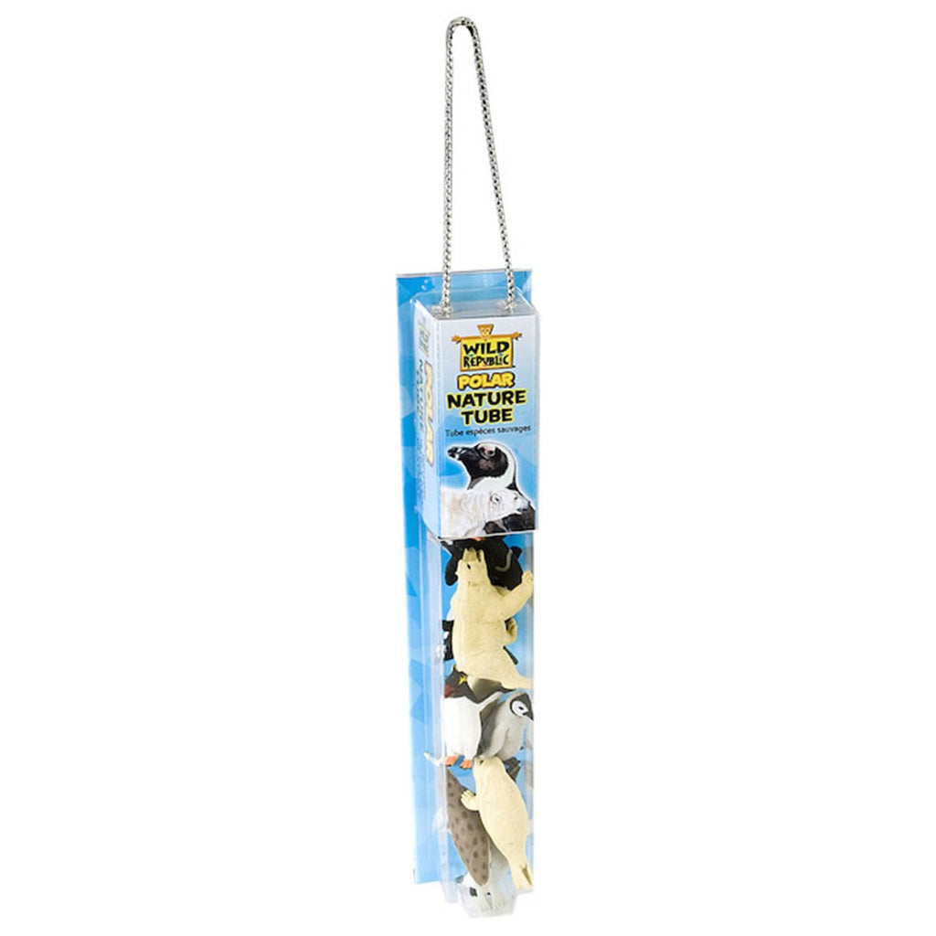 Tube Of Polar Figurines With Playmat