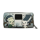Loungefly Universal Monsters Chibi Line Zip Around Wallet - Radar Toys
