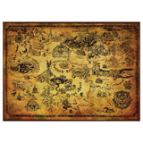 USAopoly Legend Of Zelda Hyrule Map 1000 Piece Puzzle - Radar Toys