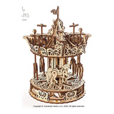 Ugears Mechanical Carousel Model Set - Radar Toys