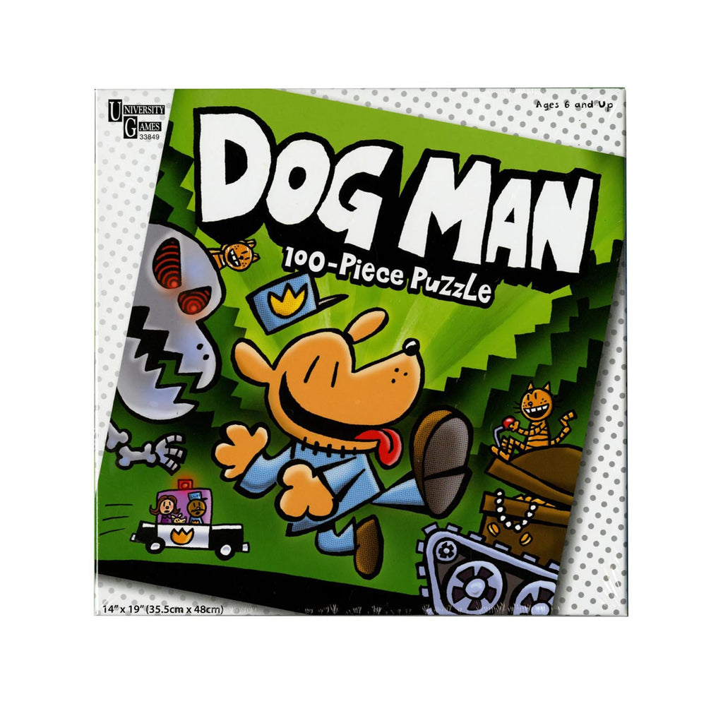 University Games Dog Man Unleashed 100 Piece Puzzle
