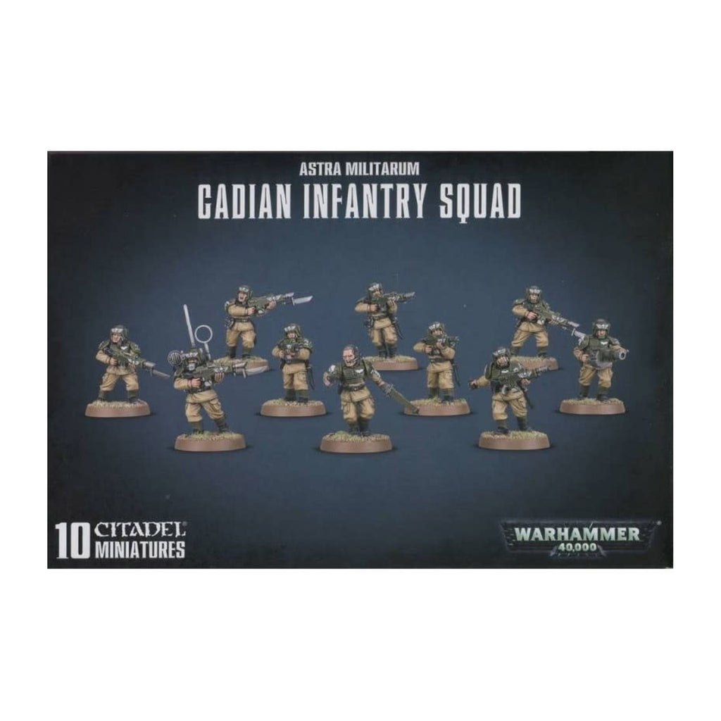 Warhammer 40,000 Citadel Astra Militarum Cadian Infantry Squad Set - Radar Toys