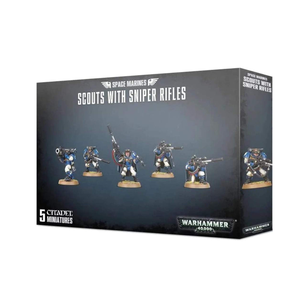 Warhammer 40,000 Citadel Space Marines Scouts With Sniper Rifles Set - Radar Toys