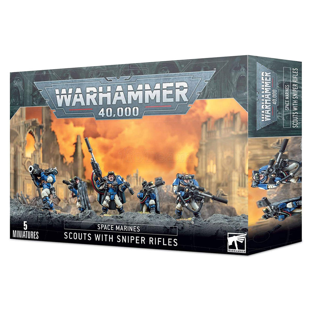 Warhammer 40,000 Space Marines Scouts With Sniper Rifles Building Set