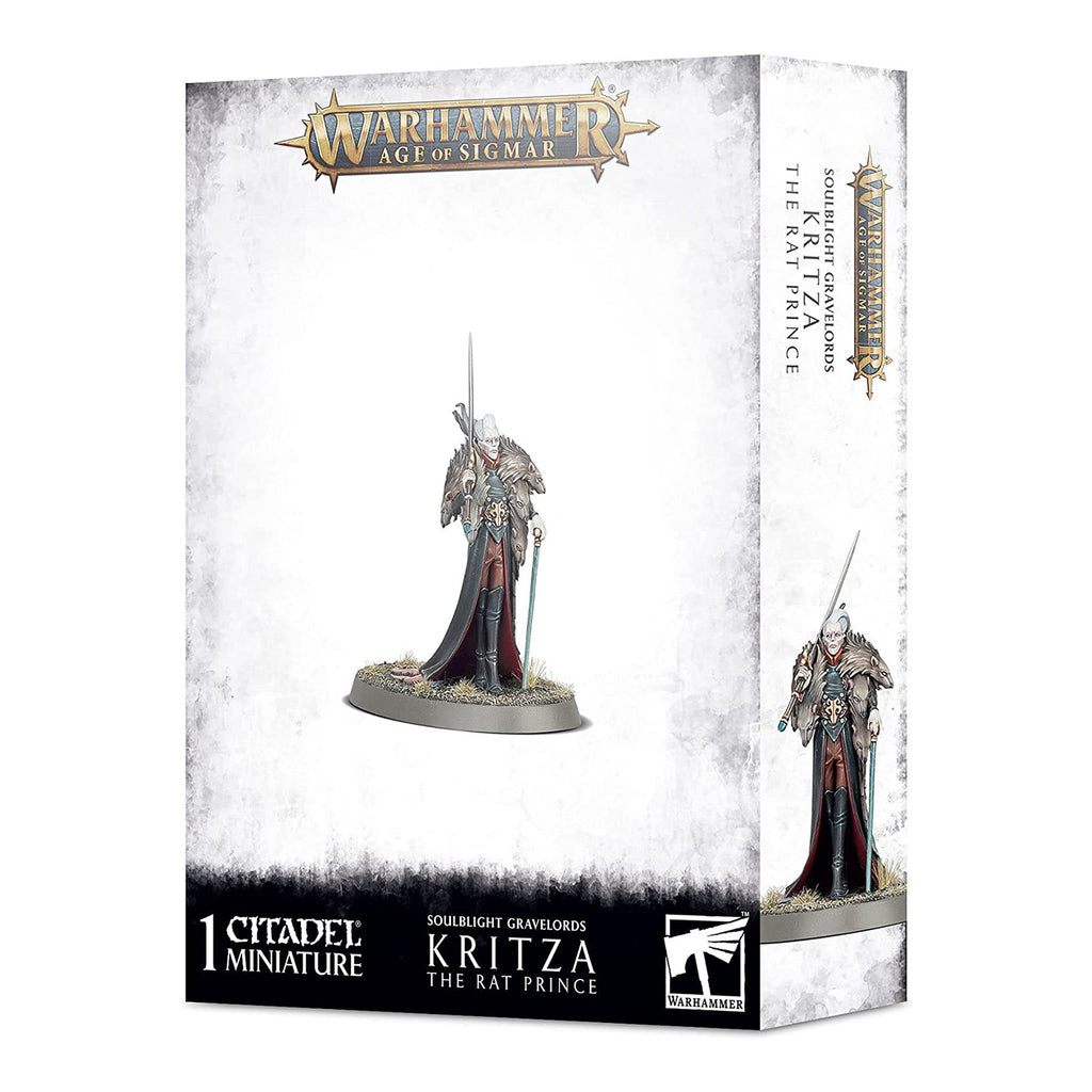 Warhammer Age Of Sigmar Soulblight Gravelords Kritza The Rat Prince Building Set