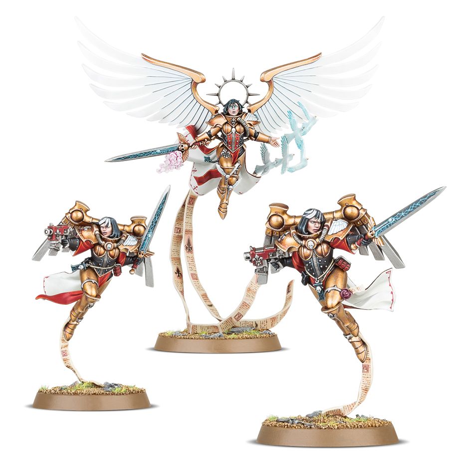 Warhammer 40,000 Adepta Sororitas Celestine The Living Saint Set - Radar Toys