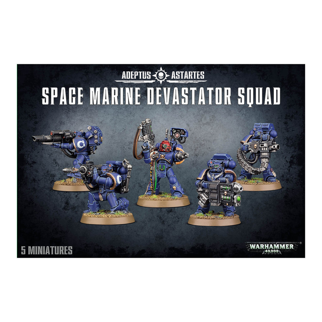 Warhammer 40,000 Adeptus Astartes Space Marine Devastator Squad Set - Radar Toys