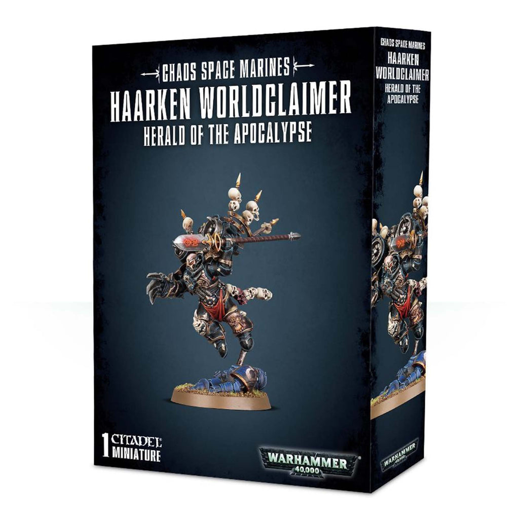 Warhammer 40,000 Citadel Chaos Space Marines Haarken Worldclaimer Set - Radar Toys