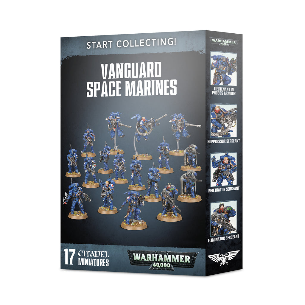 Warhammer 40,000 Vanguard Space Marines Start Collecting Set - Radar Toys