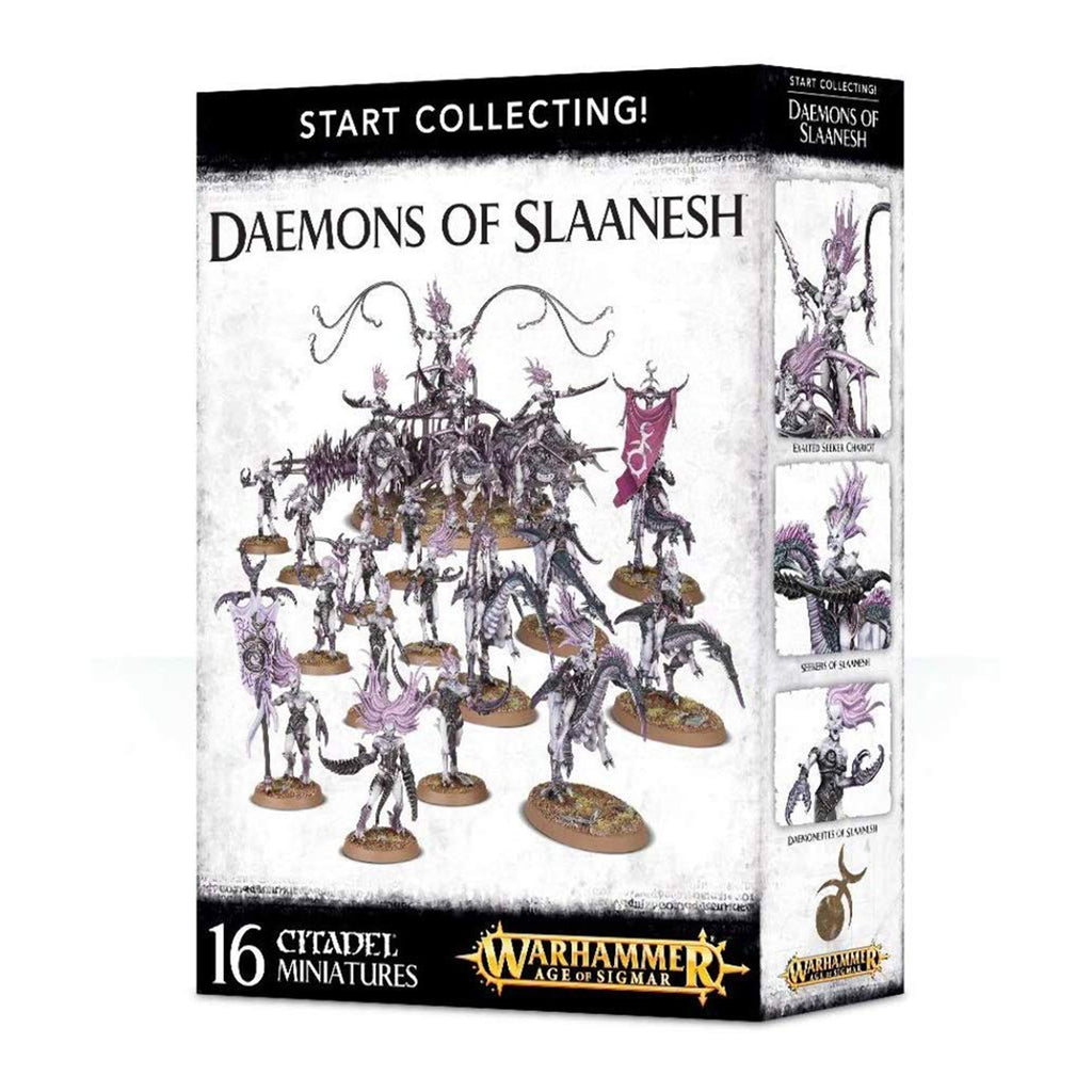 Warhammer Age Of Sigmar Daemons Of Slaanesh Start Collecting Set - Radar Toys