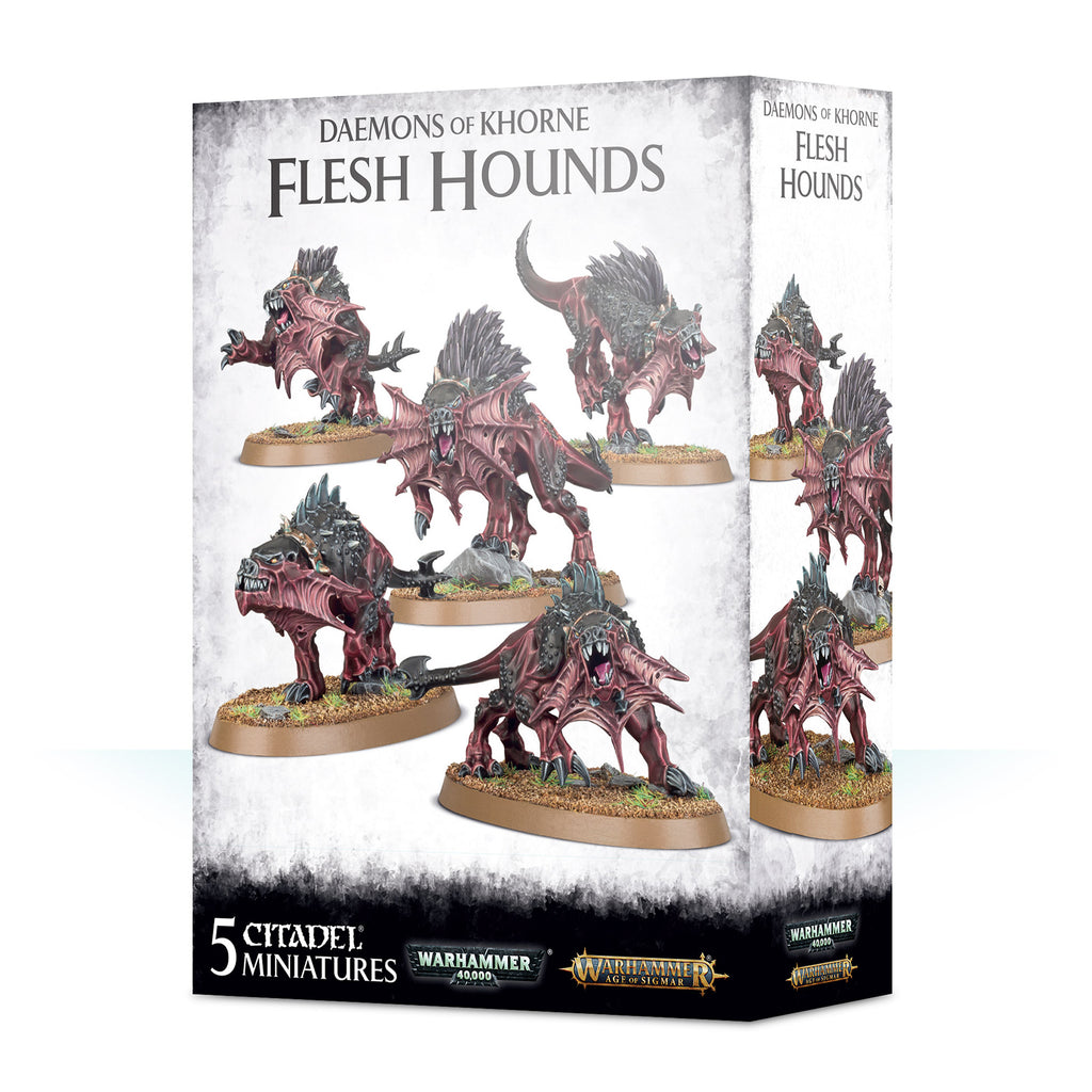 Warhammer Daemons Of Khorne Flesh Hounds Set - Radar Toys