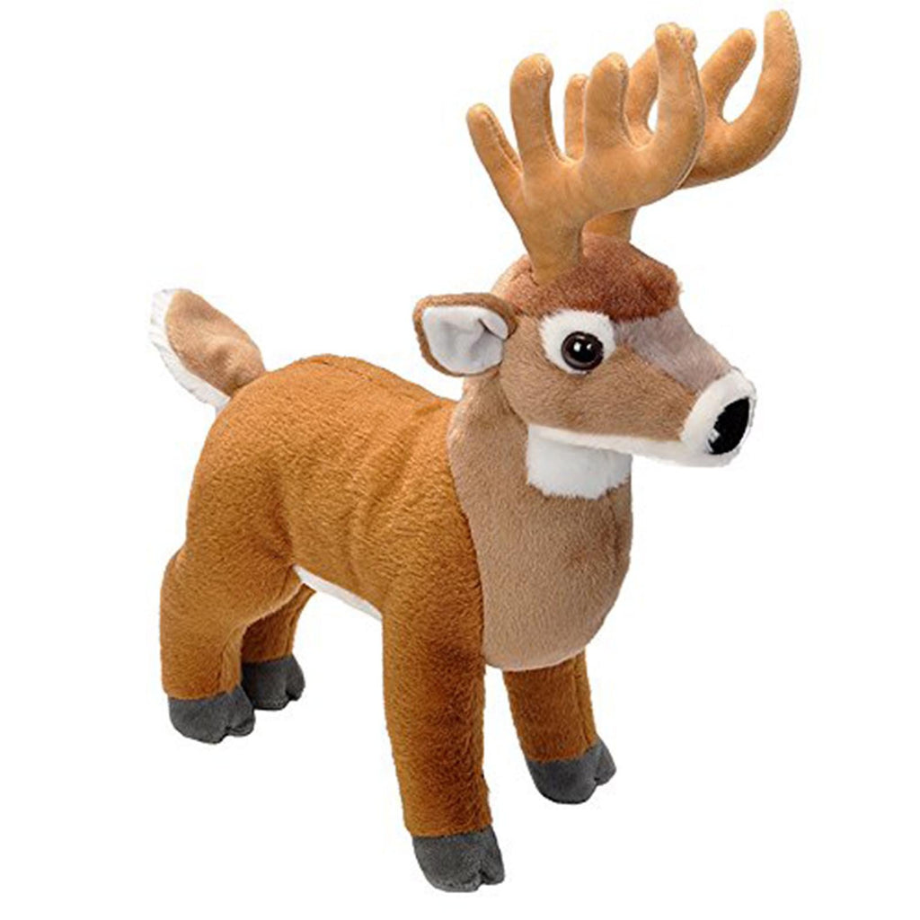 White Tail Buck Standing 12 Inch Plush Figure - Radar Toys