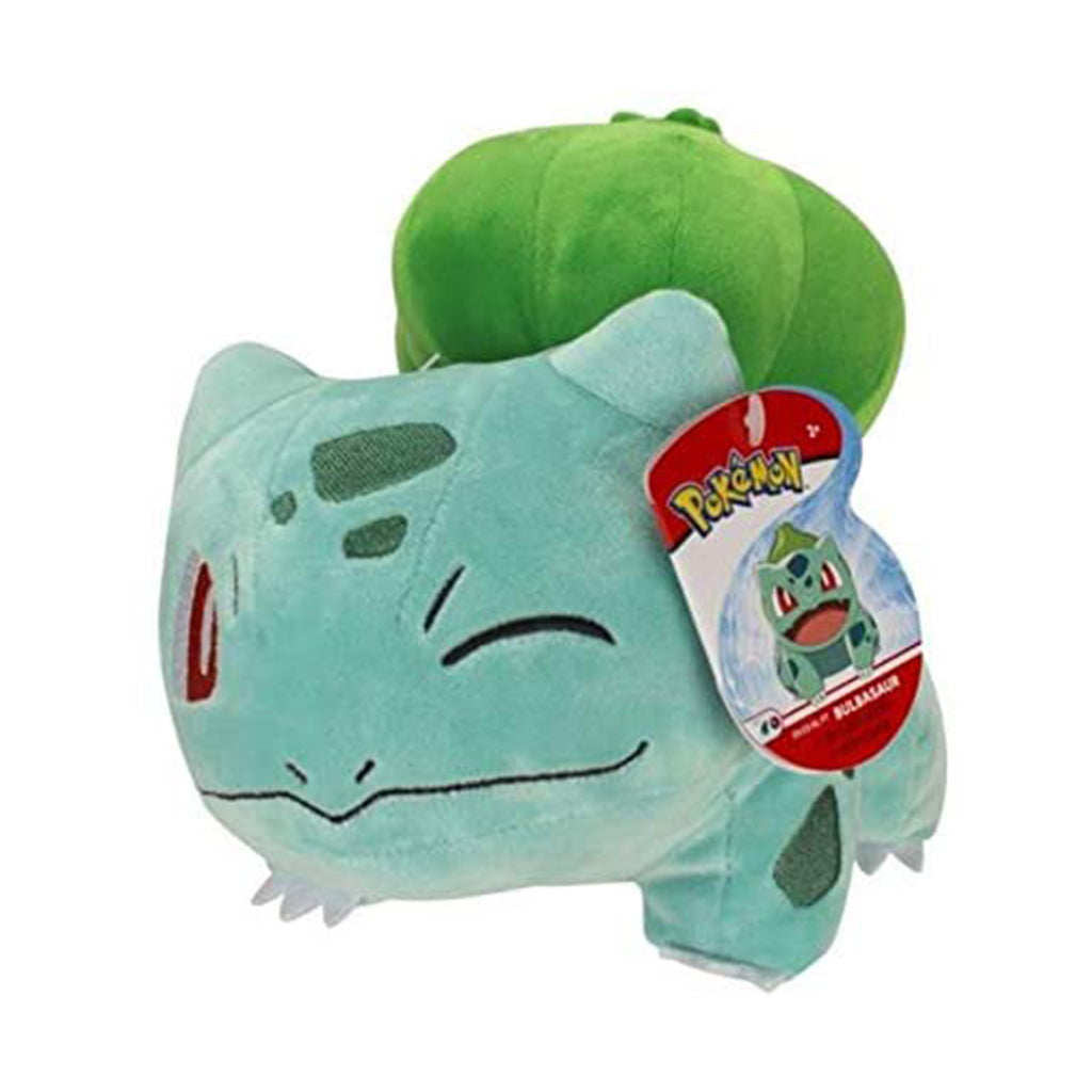 Wicked Cool Toys Pokemon Bulbasaur Winking 8 Inch Plush Figure - Radar Toys